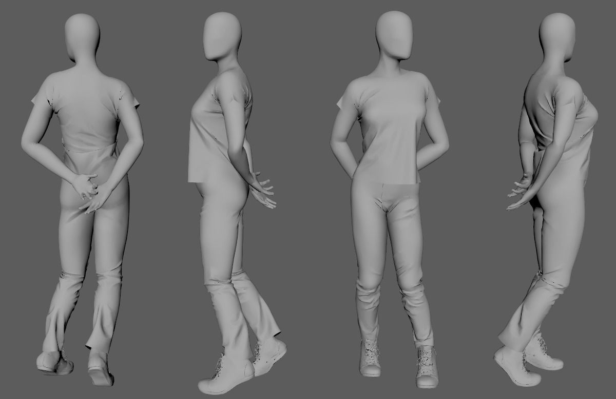 Basic Mannequin Collection Models 3D model_2