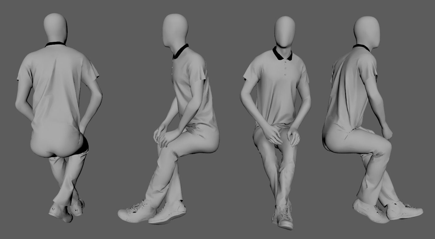 Basic Mannequin Collection Models 3D model_6