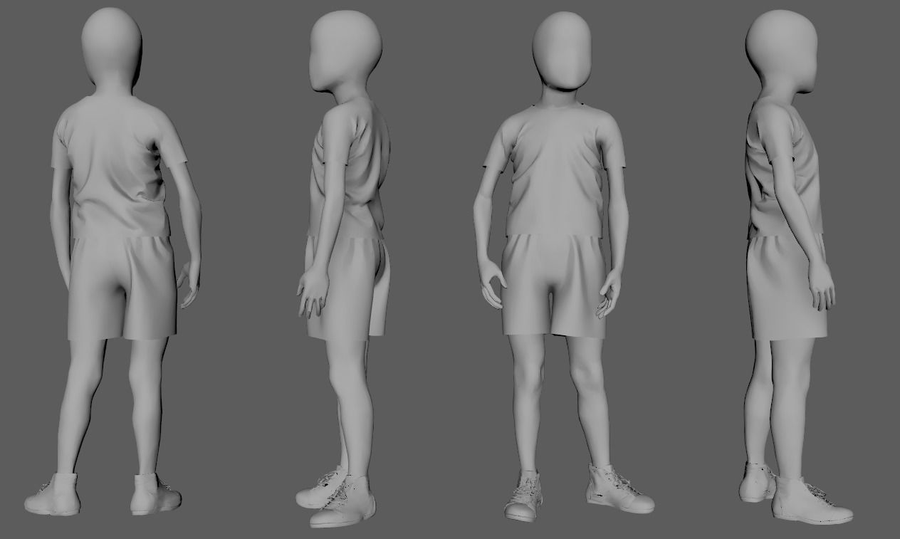 Basic Mannequin Collection Models 3D model_12