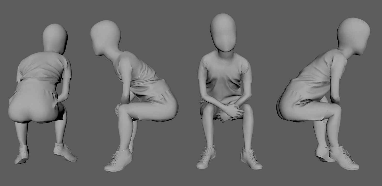Basic Mannequin Collection Models 3D model_14