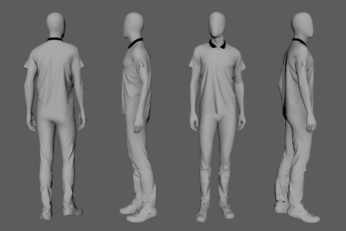 Basic Mannequin Collection Models 3D model_4
