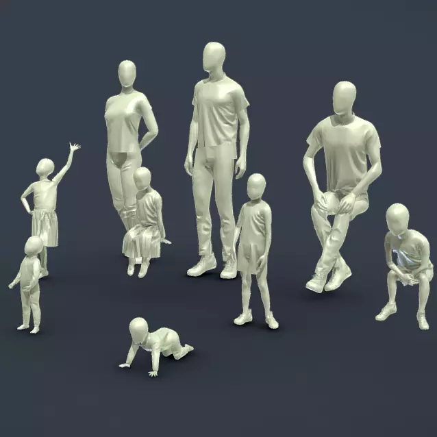 Basic Mannequin Collection Models 3D model_0