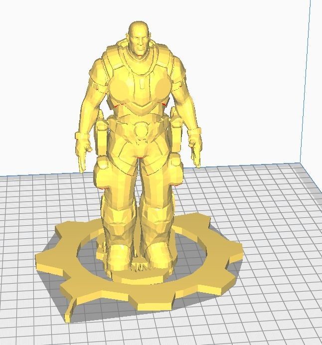 Gears of War static Figures Free 3D print model_3