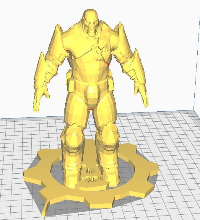 Gears of War static Figures Free 3D print model_4