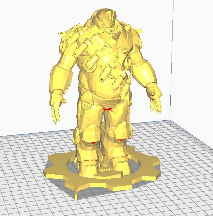 Gears of War static Figures Free 3D print model_5