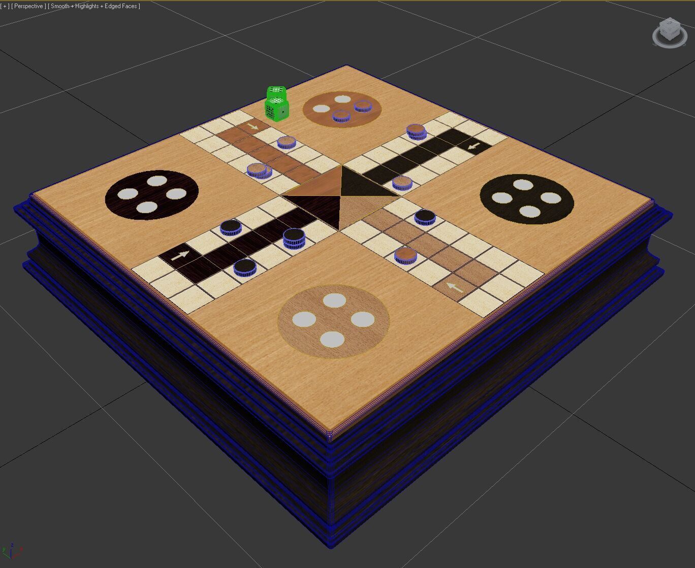 Ludo Game 3D model_4