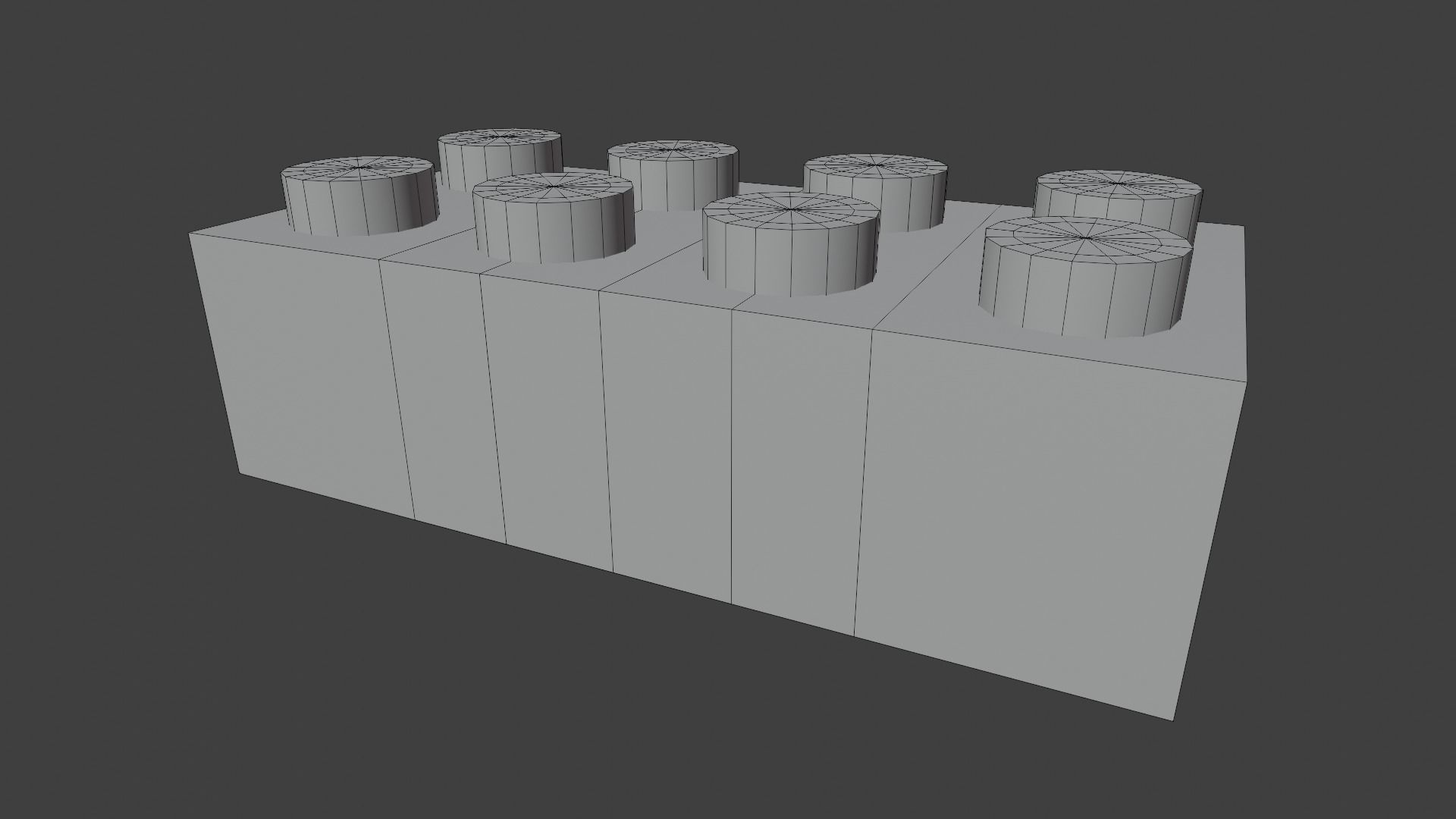 Lego Brick Collection - Standard Bricks Low-poly 3D model_20