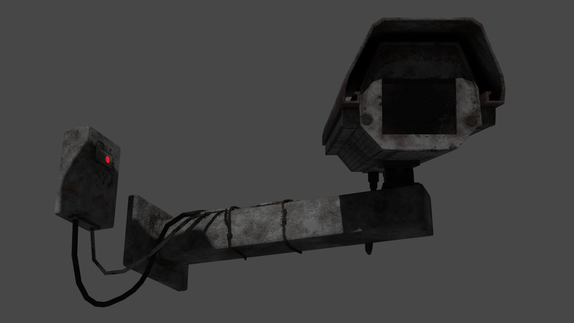 CCTV CAMERA Low-poly 3D model_18