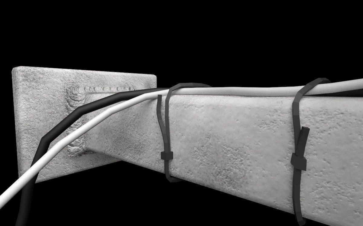 CCTV CAMERA Low-poly 3D model_8