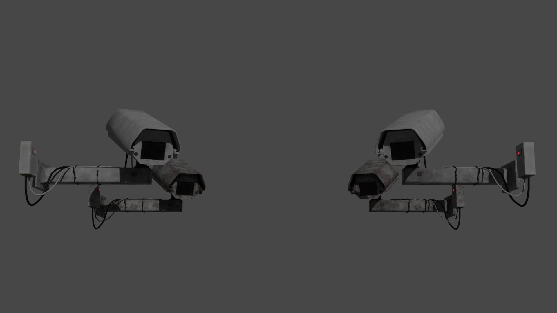 CCTV CAMERA Low-poly 3D model_17