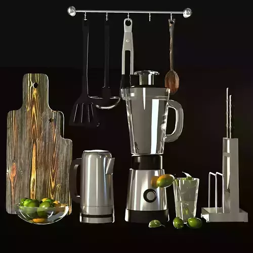 Kitchen accessories 3D model