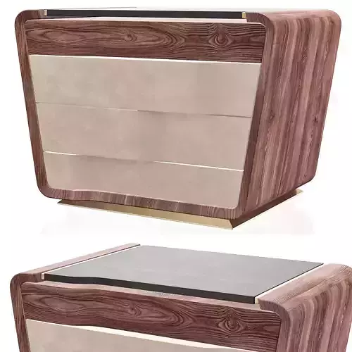 Turri MELTING LIGHT Bedside table 3d model