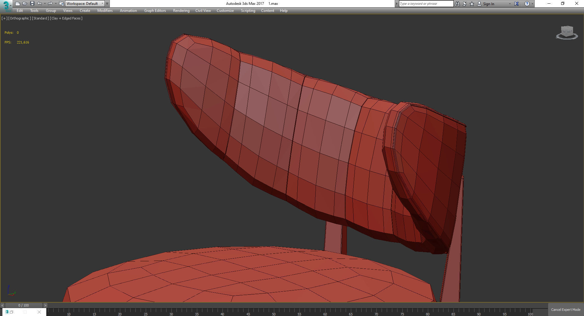Rue Side Chair 3d model Low-poly 3D model_4