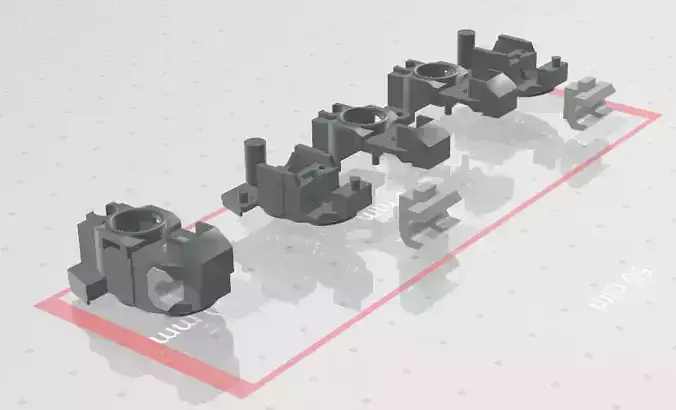MG GUNDAM v1-5 Foot joint Free 3D print model