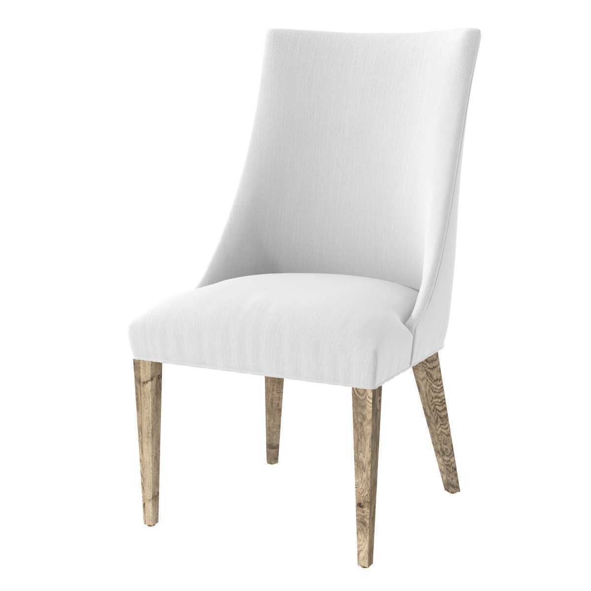 Restoration Hardware ELLA FABRIC CHAIR and CAYDEN  DINING TABLE 3D model_13