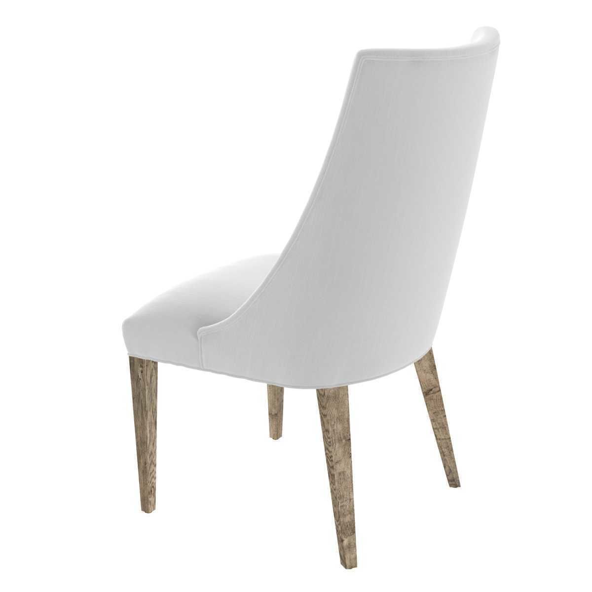 Restoration Hardware ELLA FABRIC CHAIR and CAYDEN  DINING TABLE 3D model_15