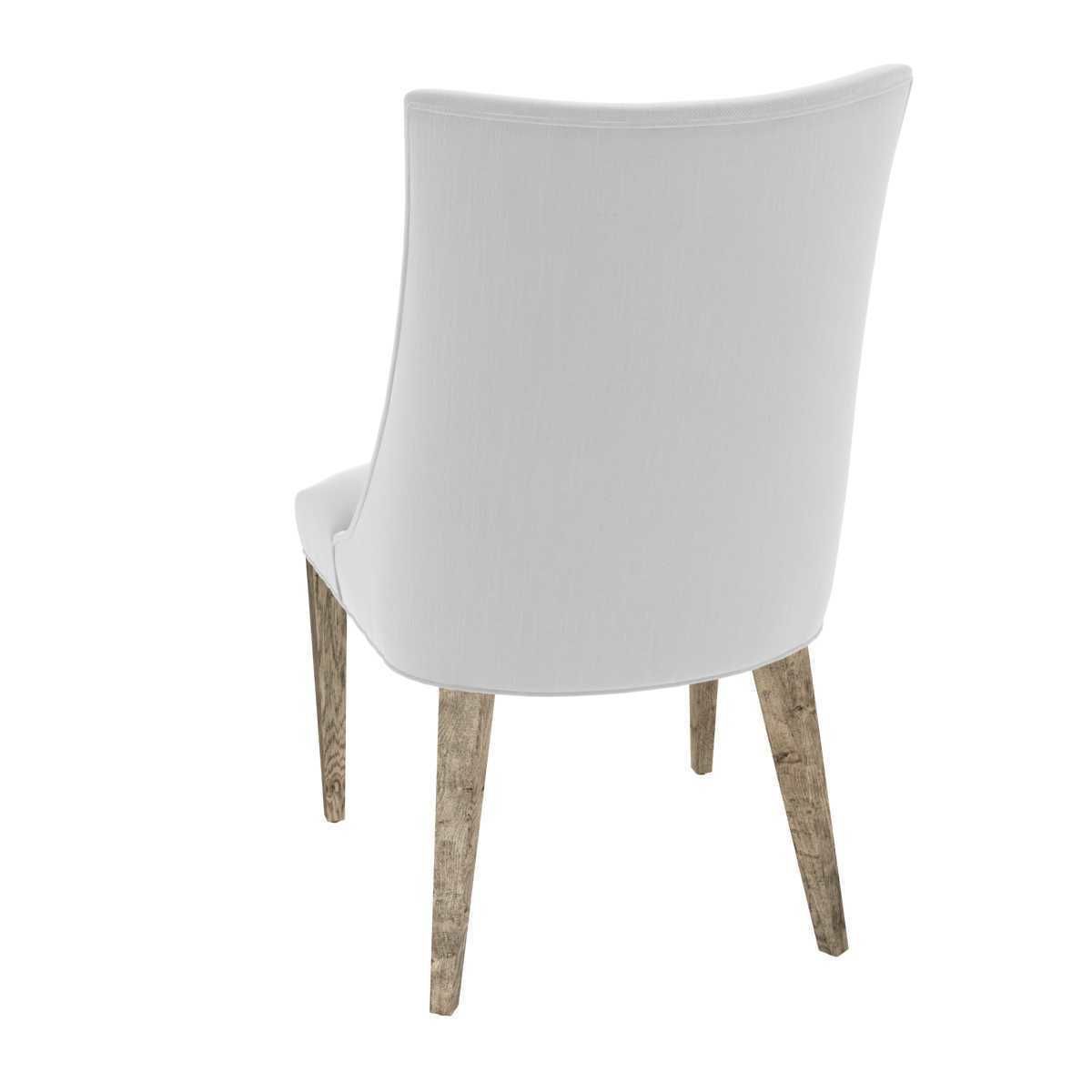 Restoration Hardware ELLA FABRIC CHAIR and CAYDEN  DINING TABLE 3D model_16