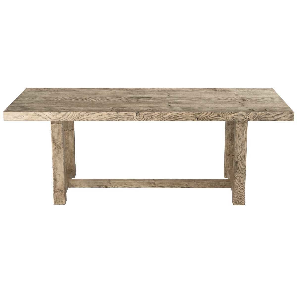 Restoration Hardware ELLA FABRIC CHAIR and CAYDEN  DINING TABLE 3D model_3