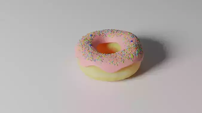 Donut with sprinkles