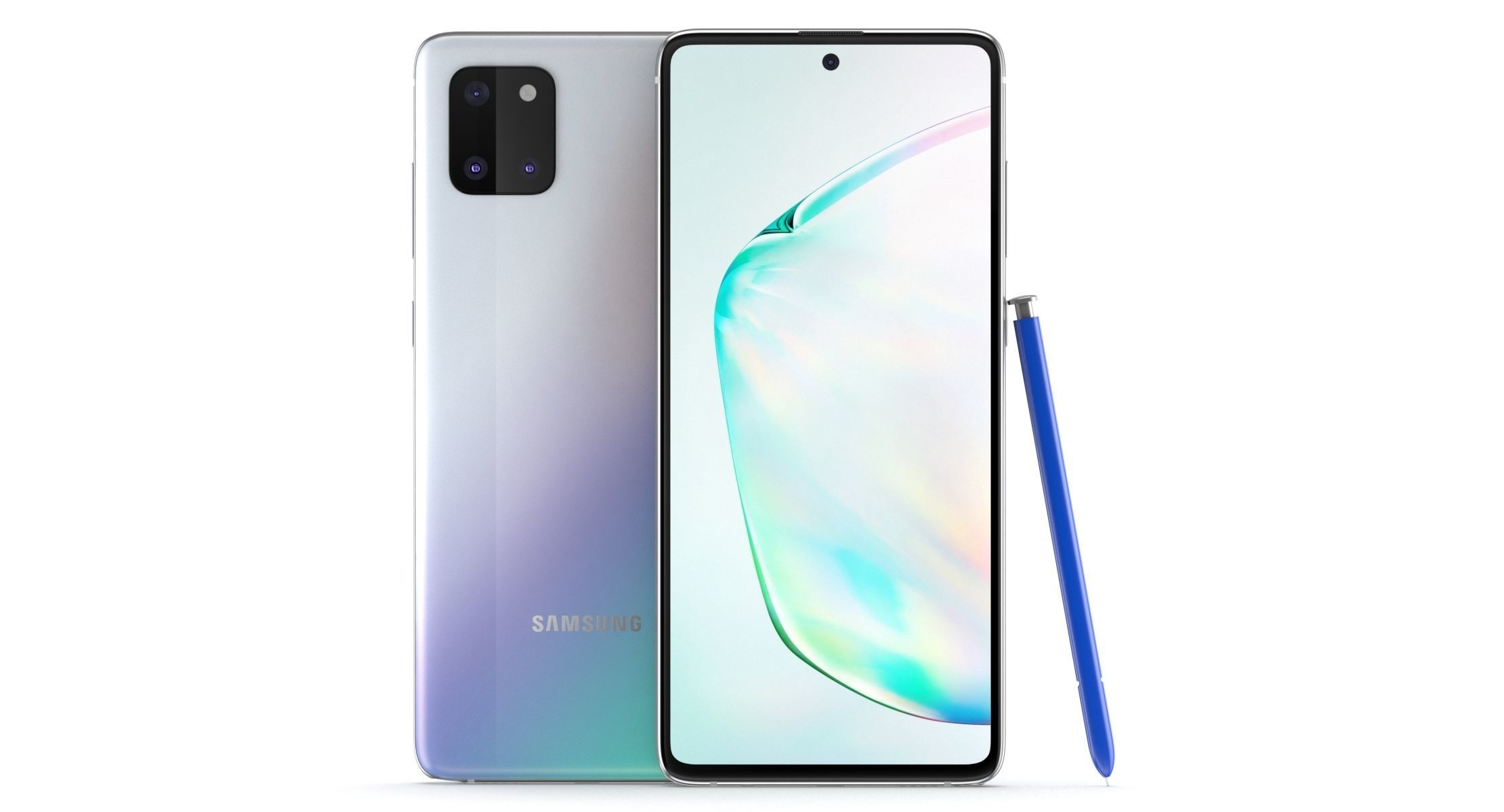 Samsung Galaxy Note 10 Lite All Colors 3D model_2