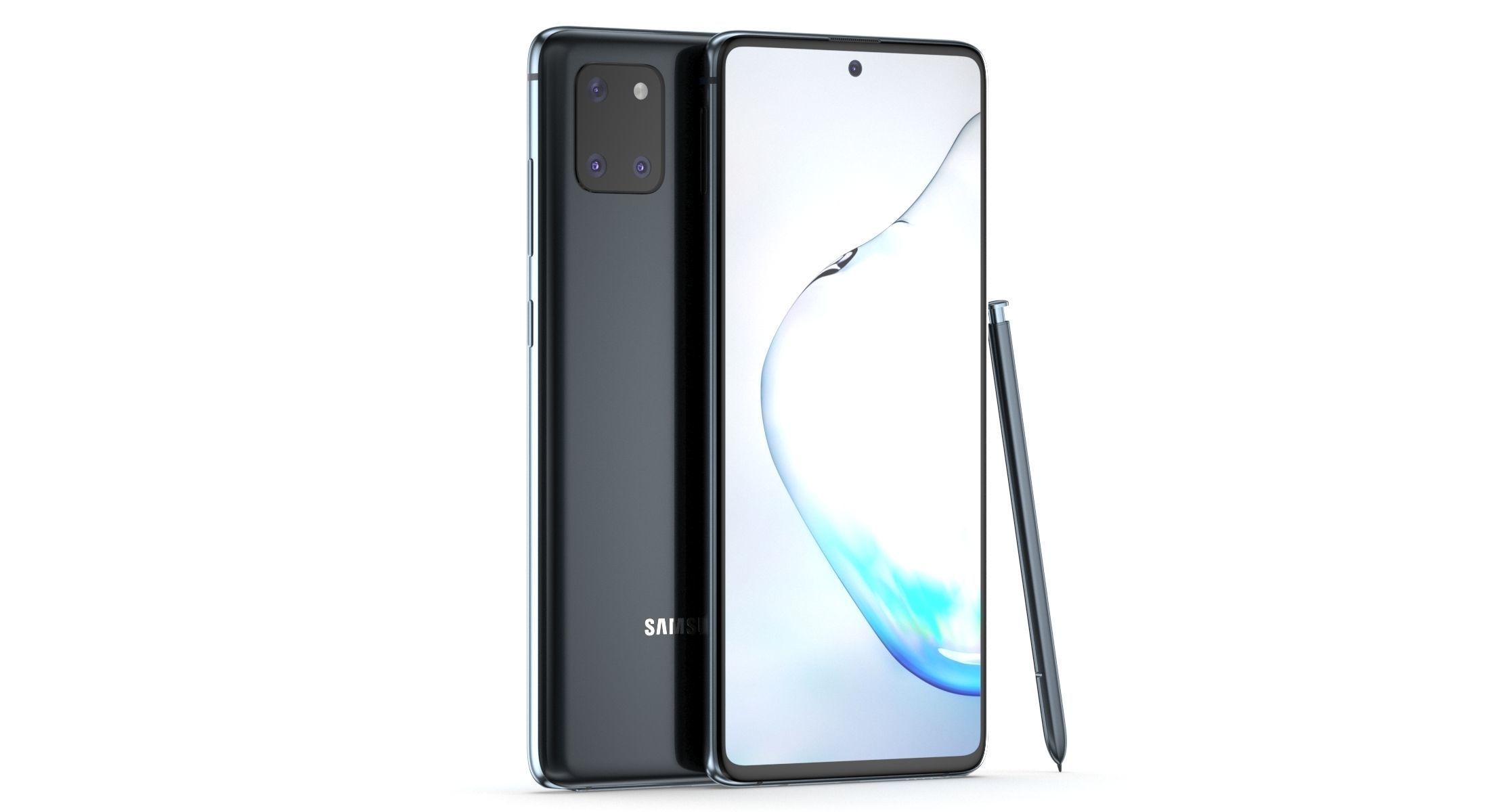 Samsung Galaxy Note 10 Lite All Colors 3D model_4