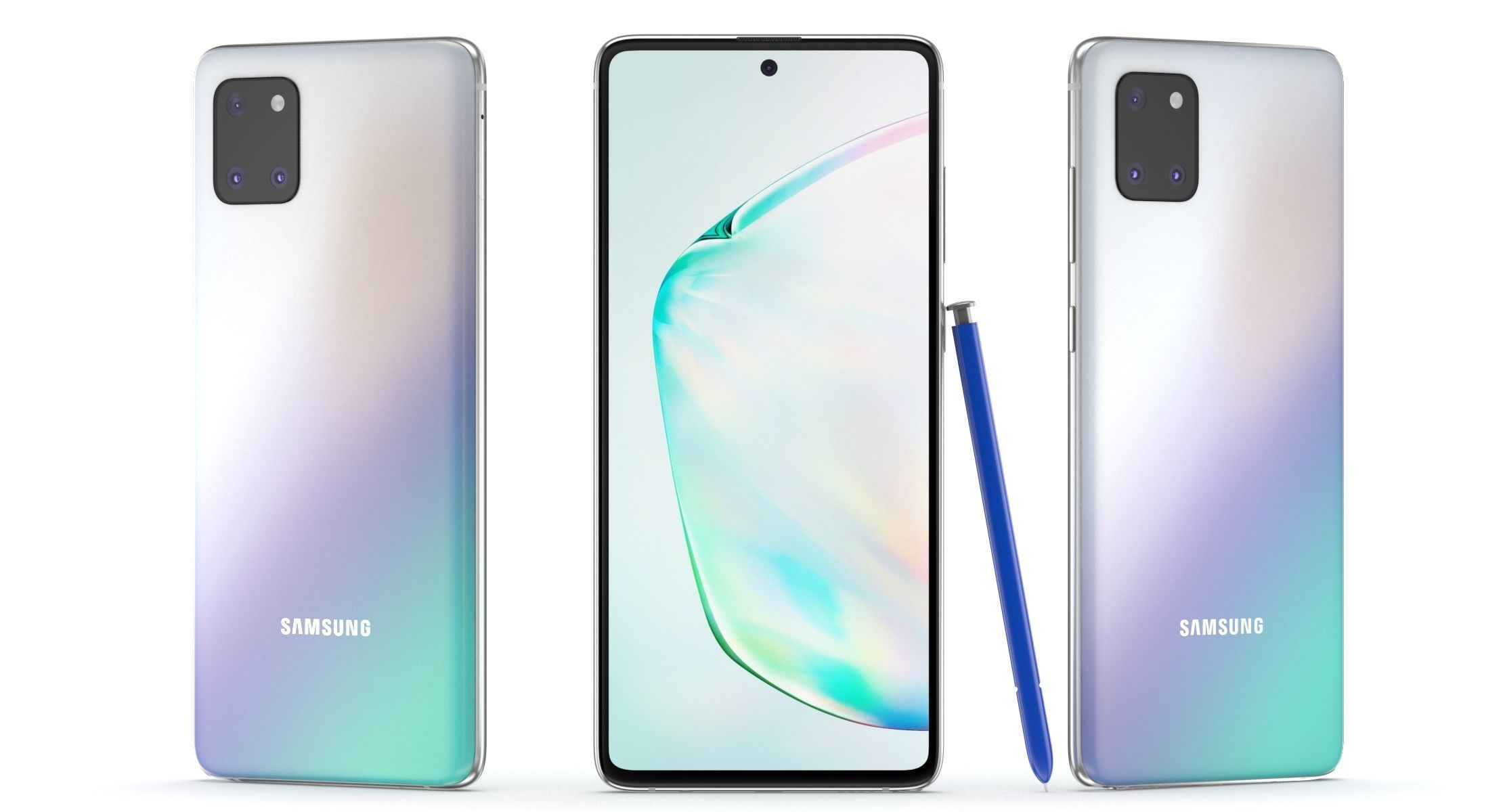 Samsung Galaxy Note 10 Lite All Colors 3D model_18