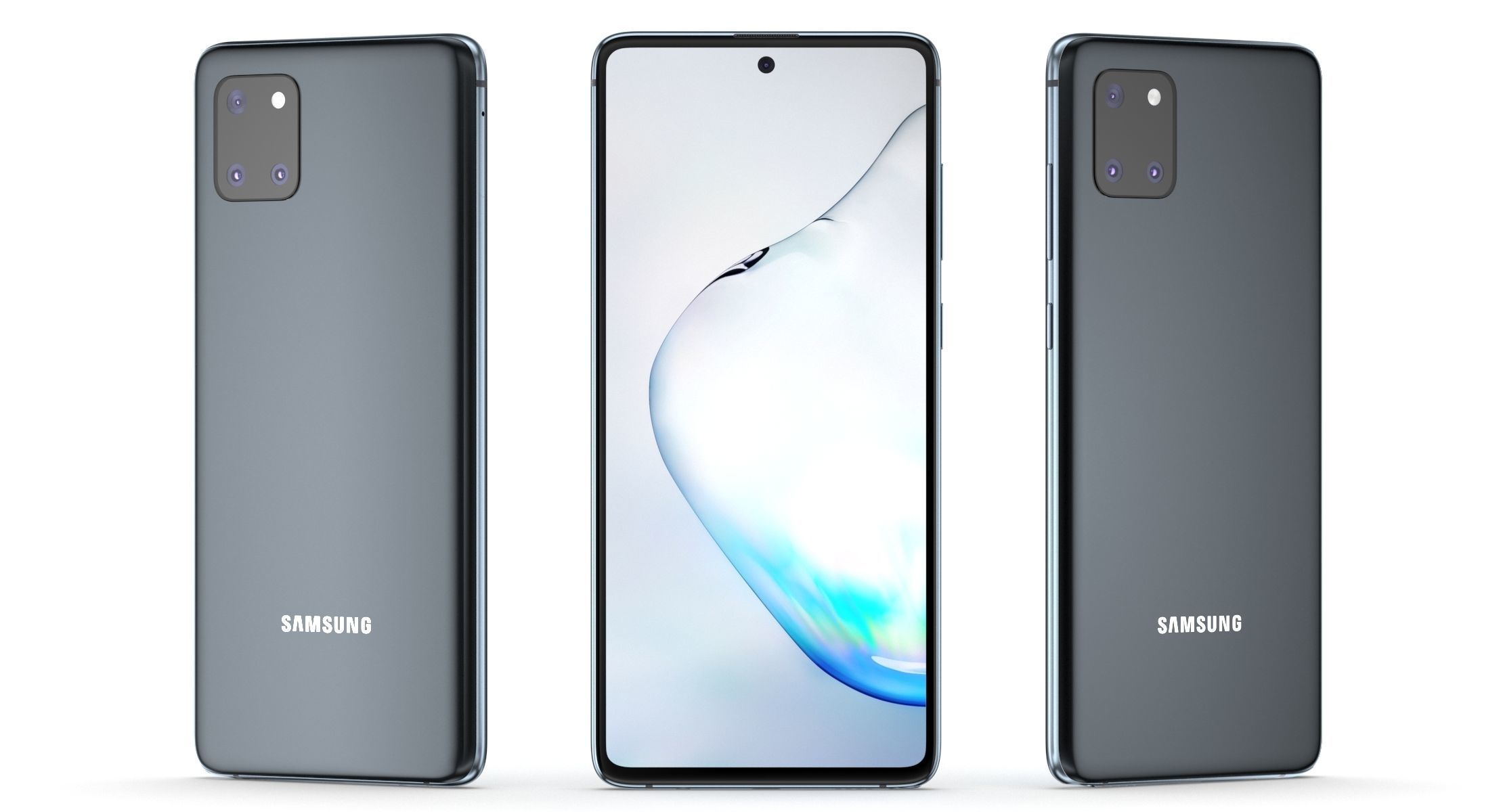 Samsung Galaxy Note 10 Lite All Colors 3D model_12