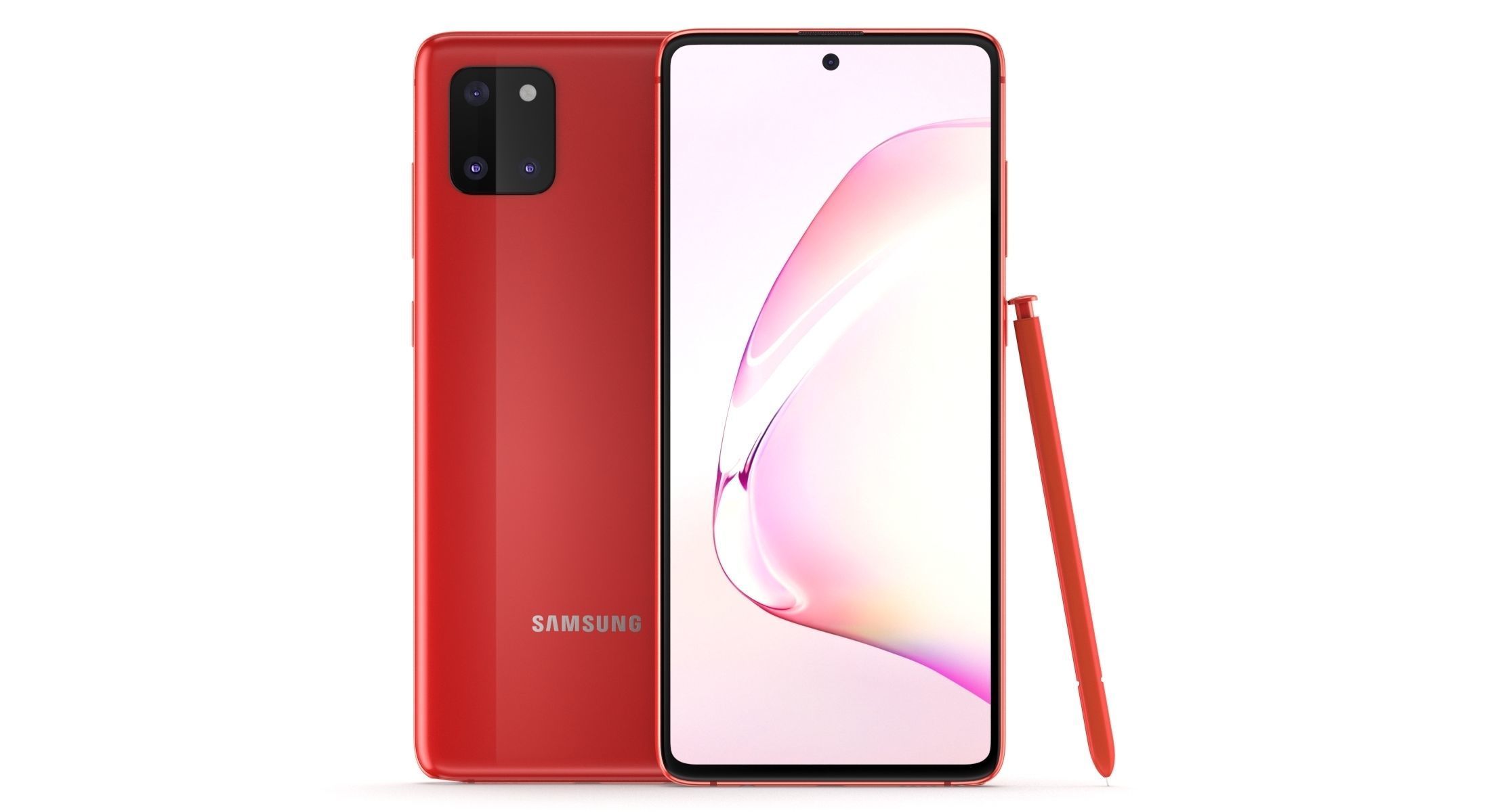 Samsung Galaxy Note 10 Lite All Colors 3D model_3
