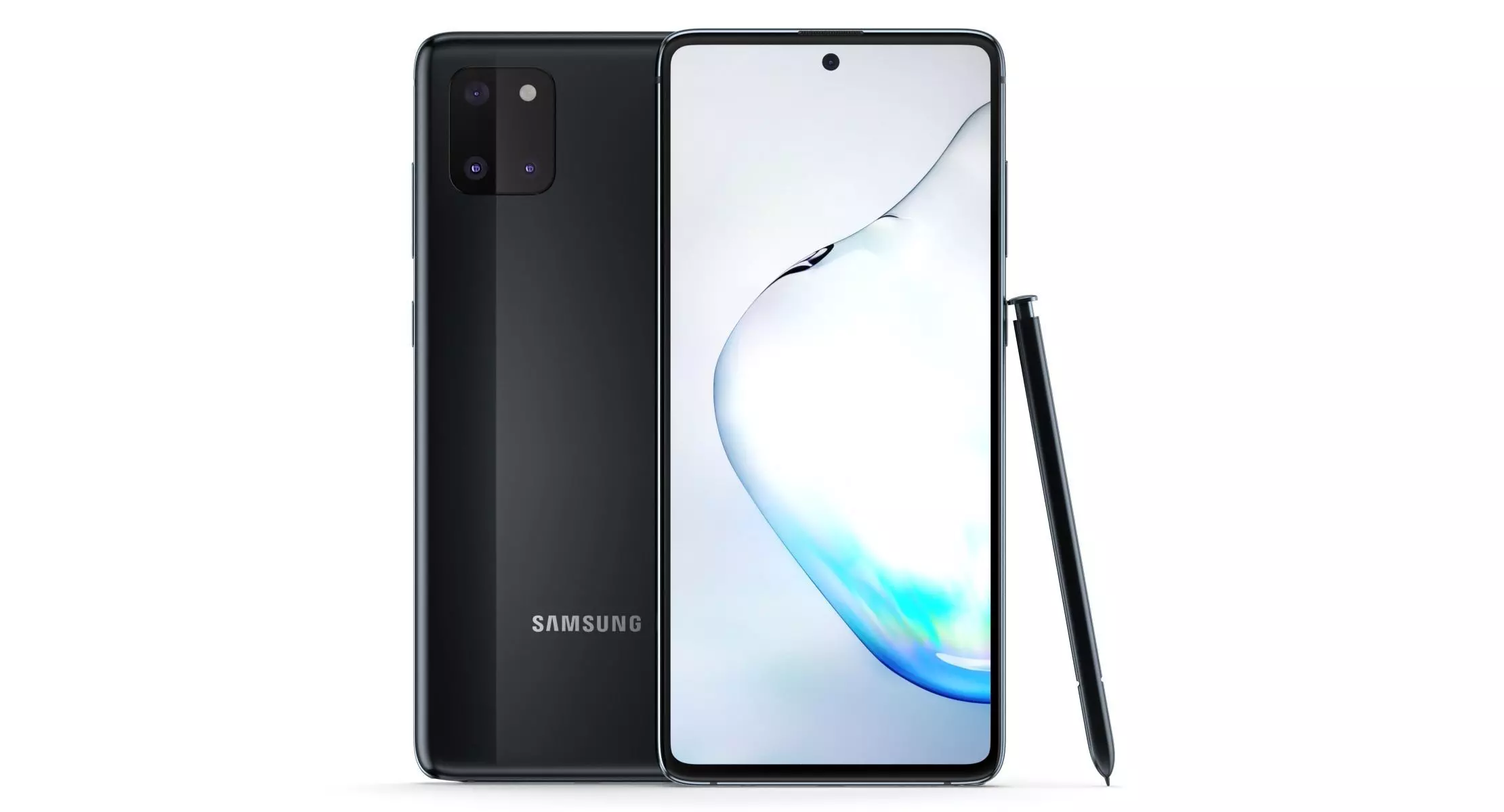 Samsung Galaxy Note 10 Lite Aura Black 3D model_0