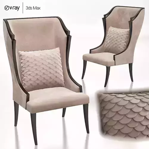 Christopher Guy Lucca Dining Chair 3d model Low-poly 3D model