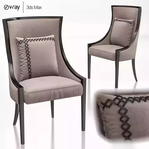 Robert Scott Bostonian dining chair 3d model