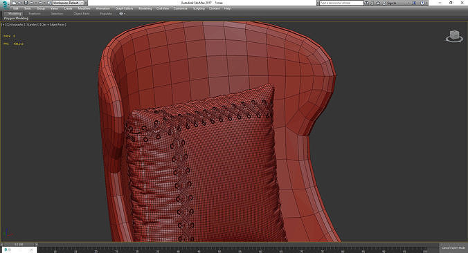 Gondole Chair 3d model Low-poly 3D model 5