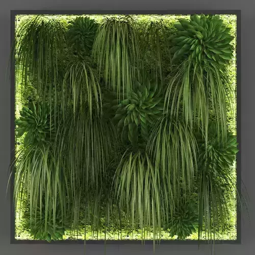 Vertical garden 36 Low-poly 3D model