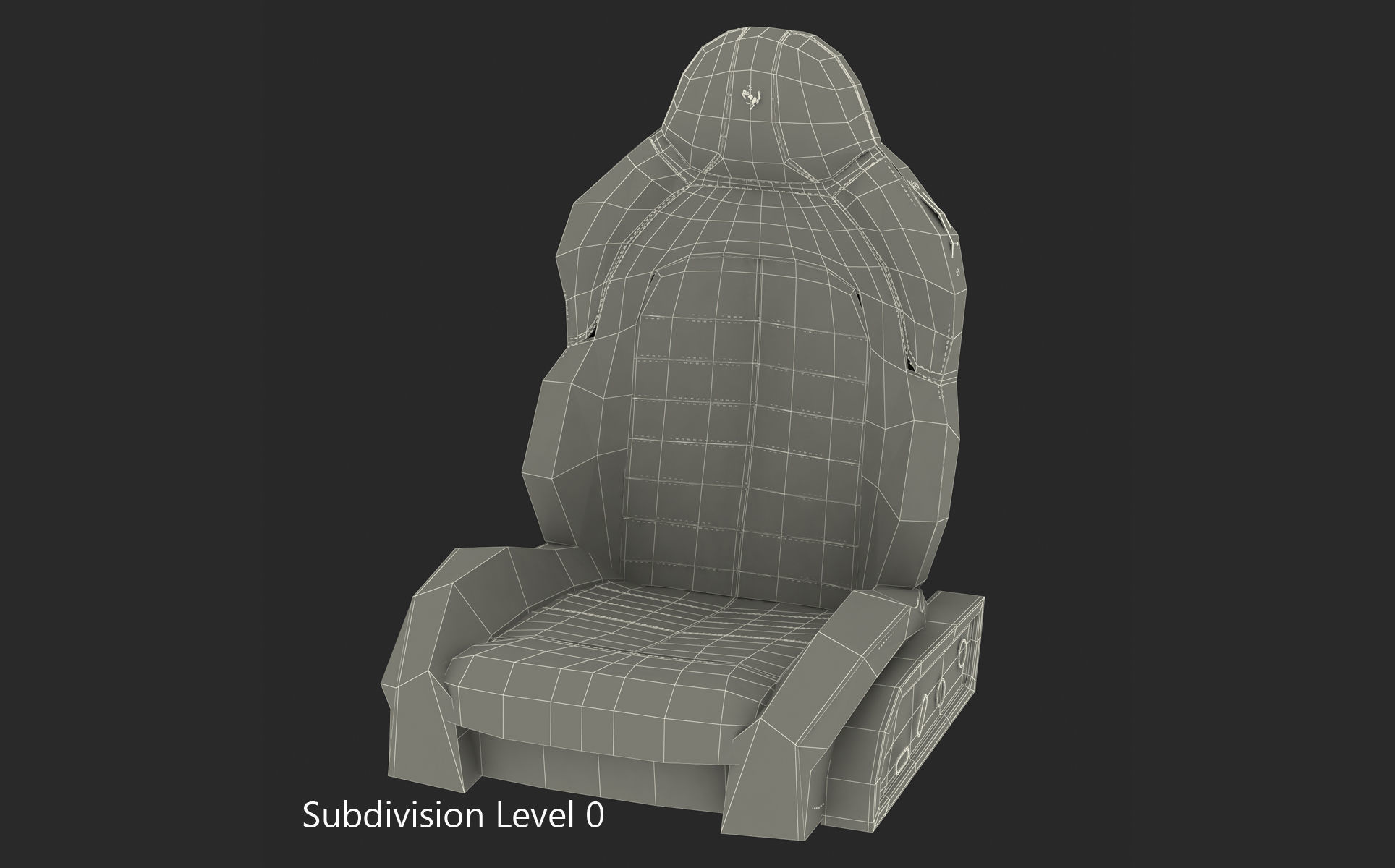 Ferrari Front Seat 3D model_6