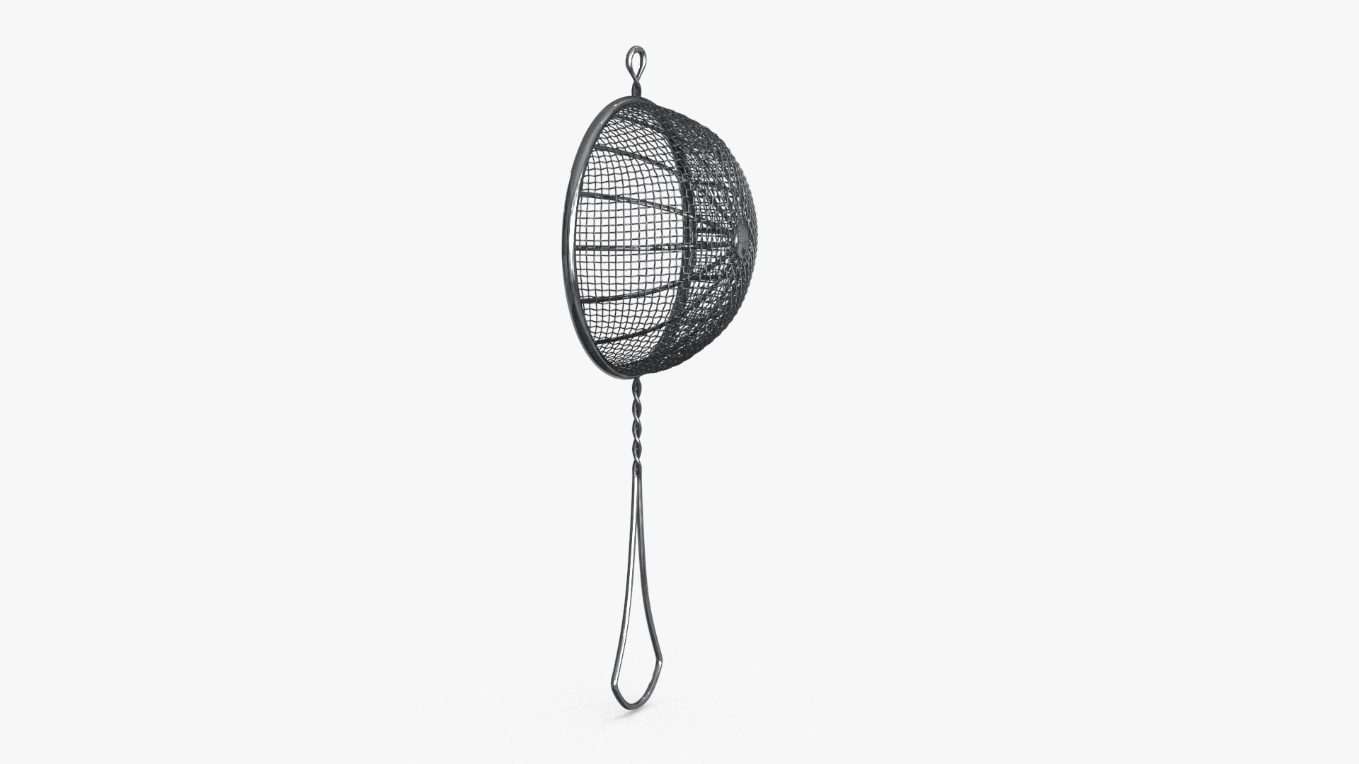 Tea Strainer Low-poly 3D model_10