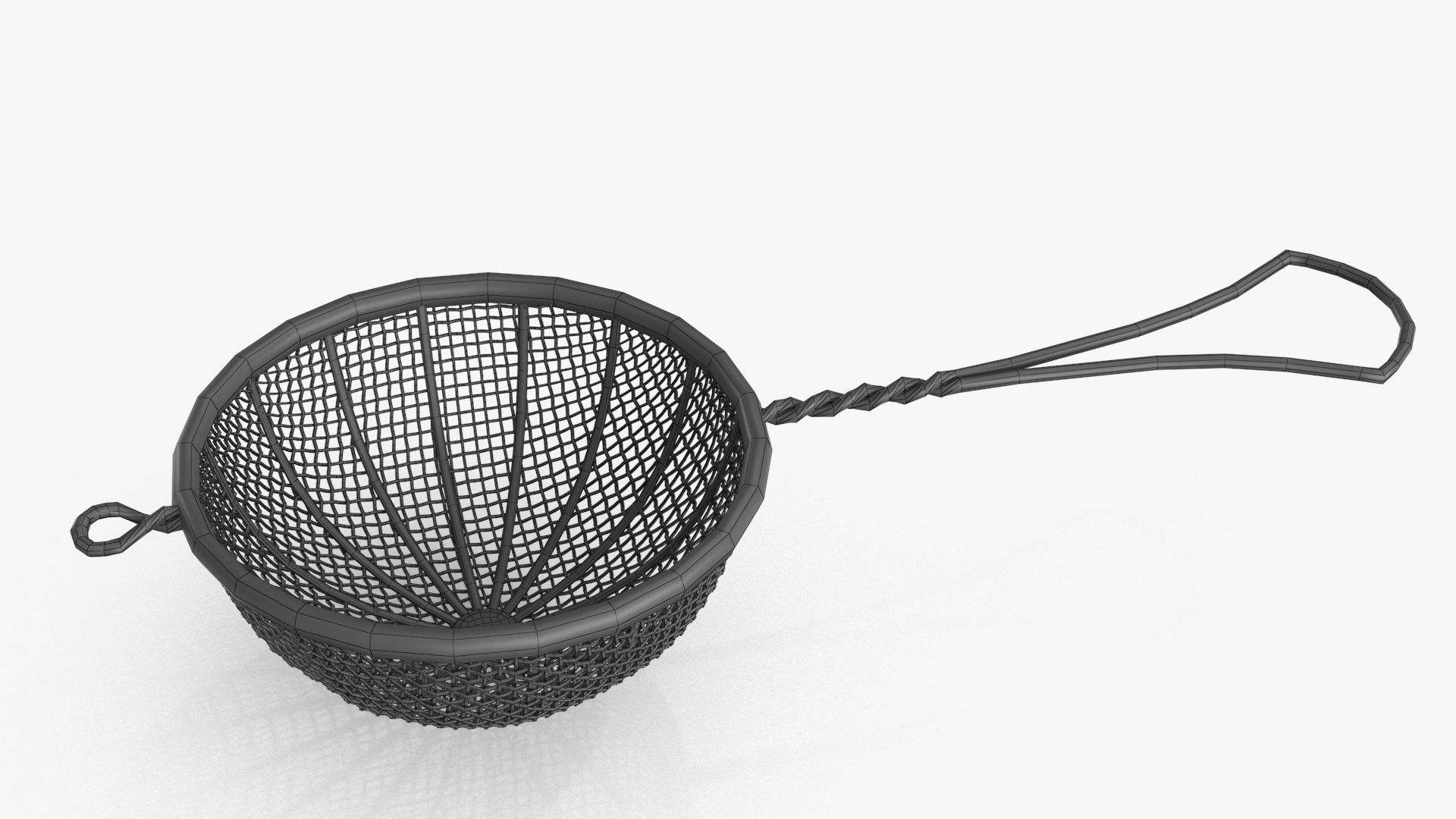 Tea Strainer Low-poly 3D model_17