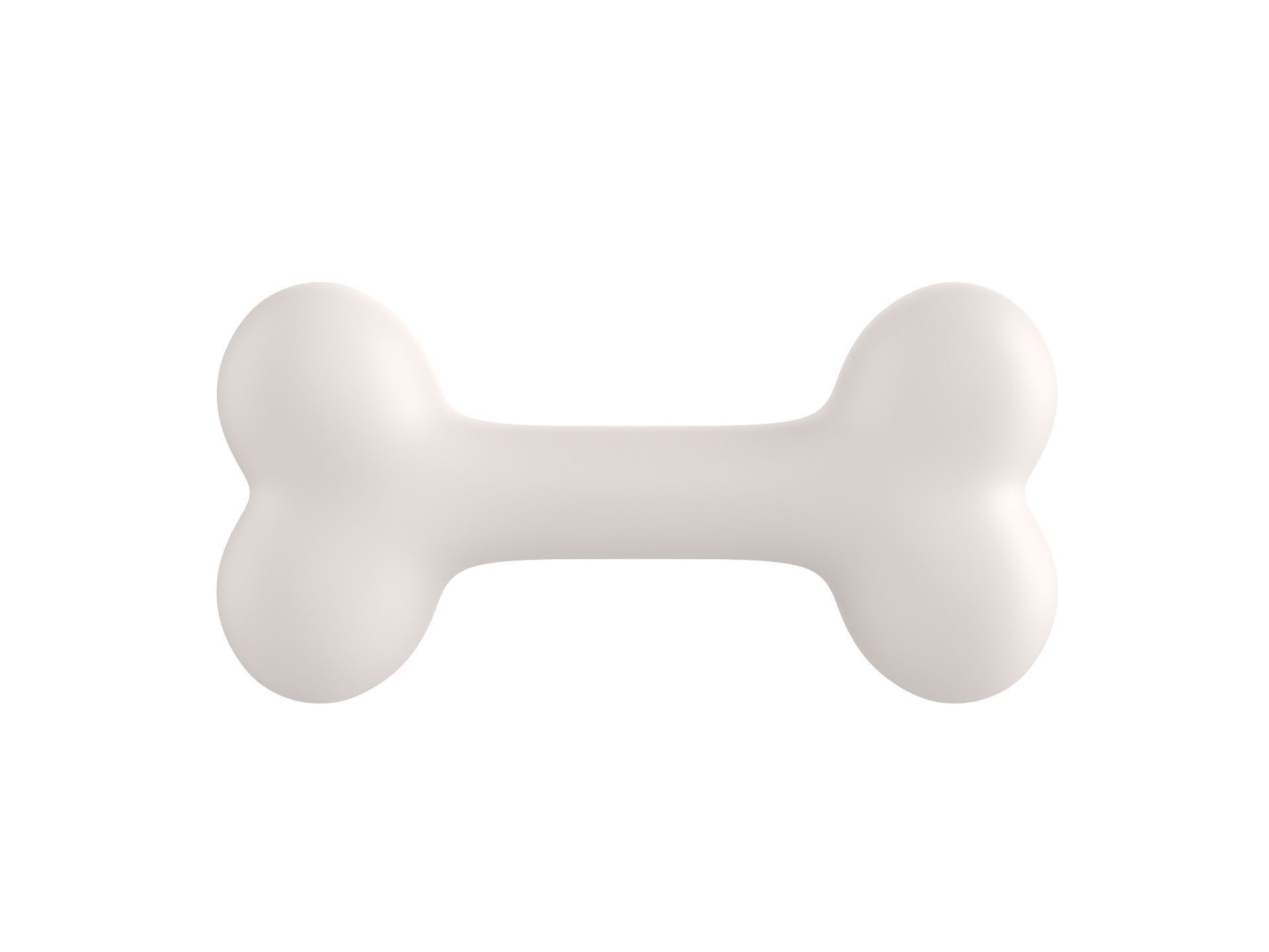 Dog Bone 3D print model_1