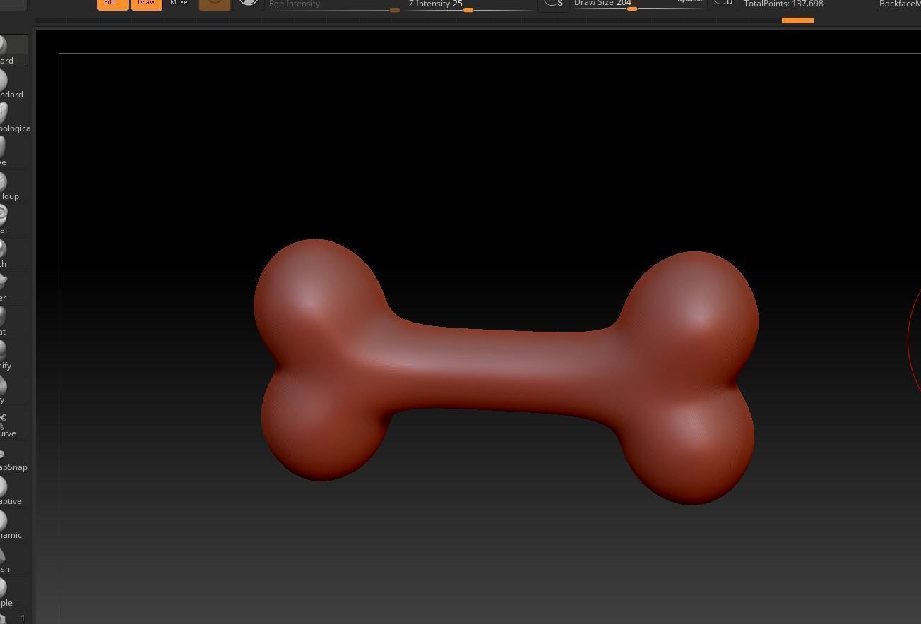Dog Bone 3D print model_7