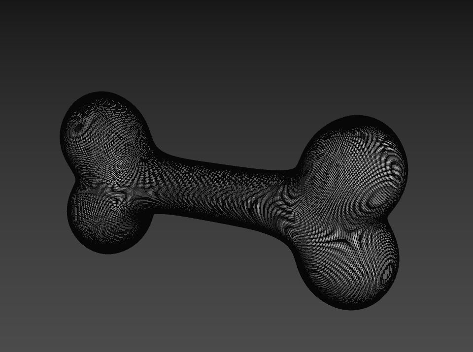 Dog Bone 3D print model_6