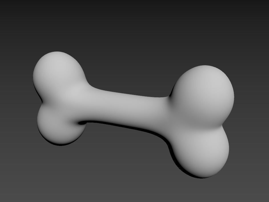 Dog Bone 3D print model_5