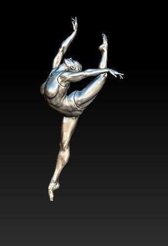 Balerina Dance Girl Pose 3D print model