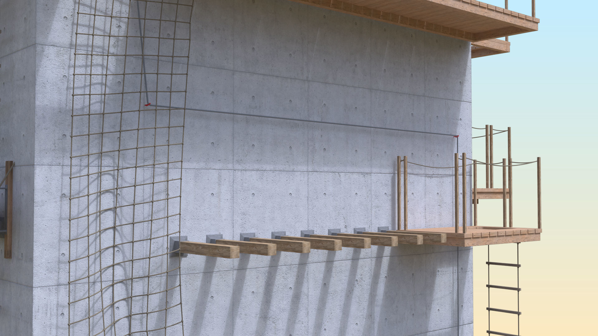 Climbing  tower 3D model_10