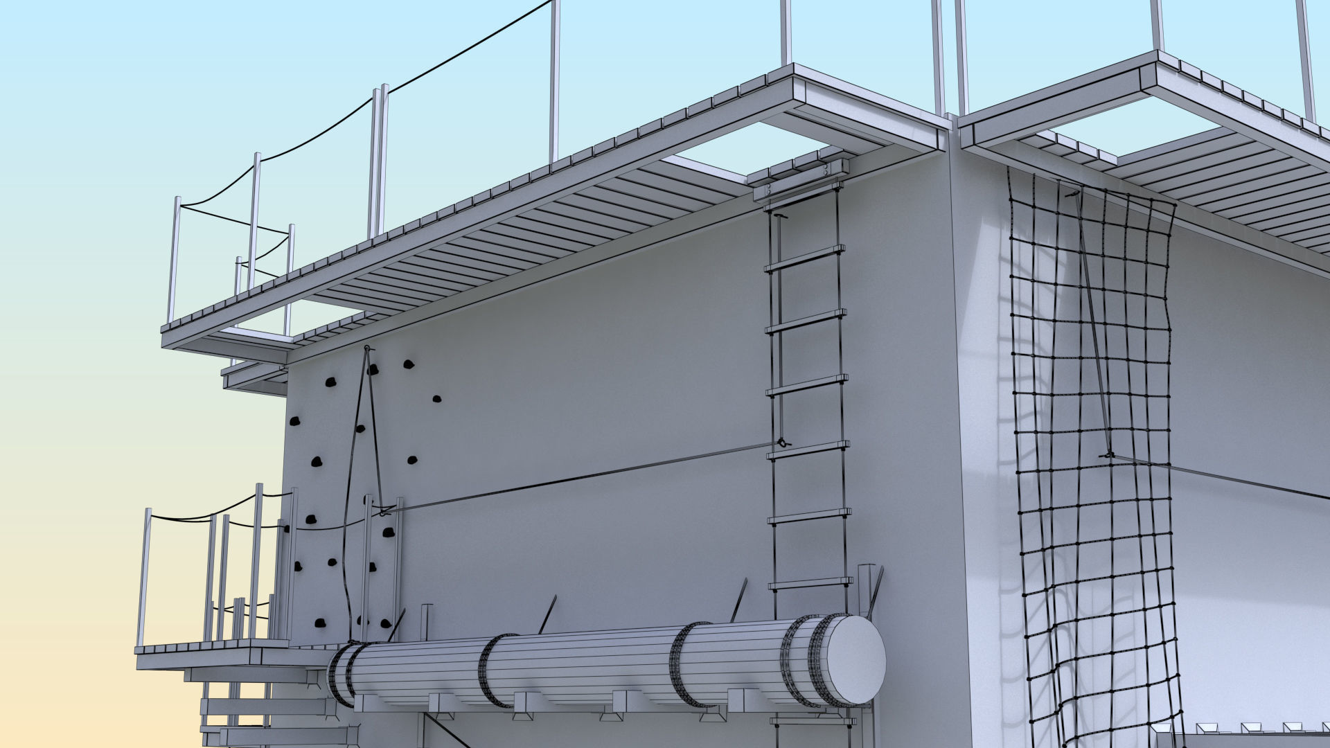 Climbing  tower 3D model_15
