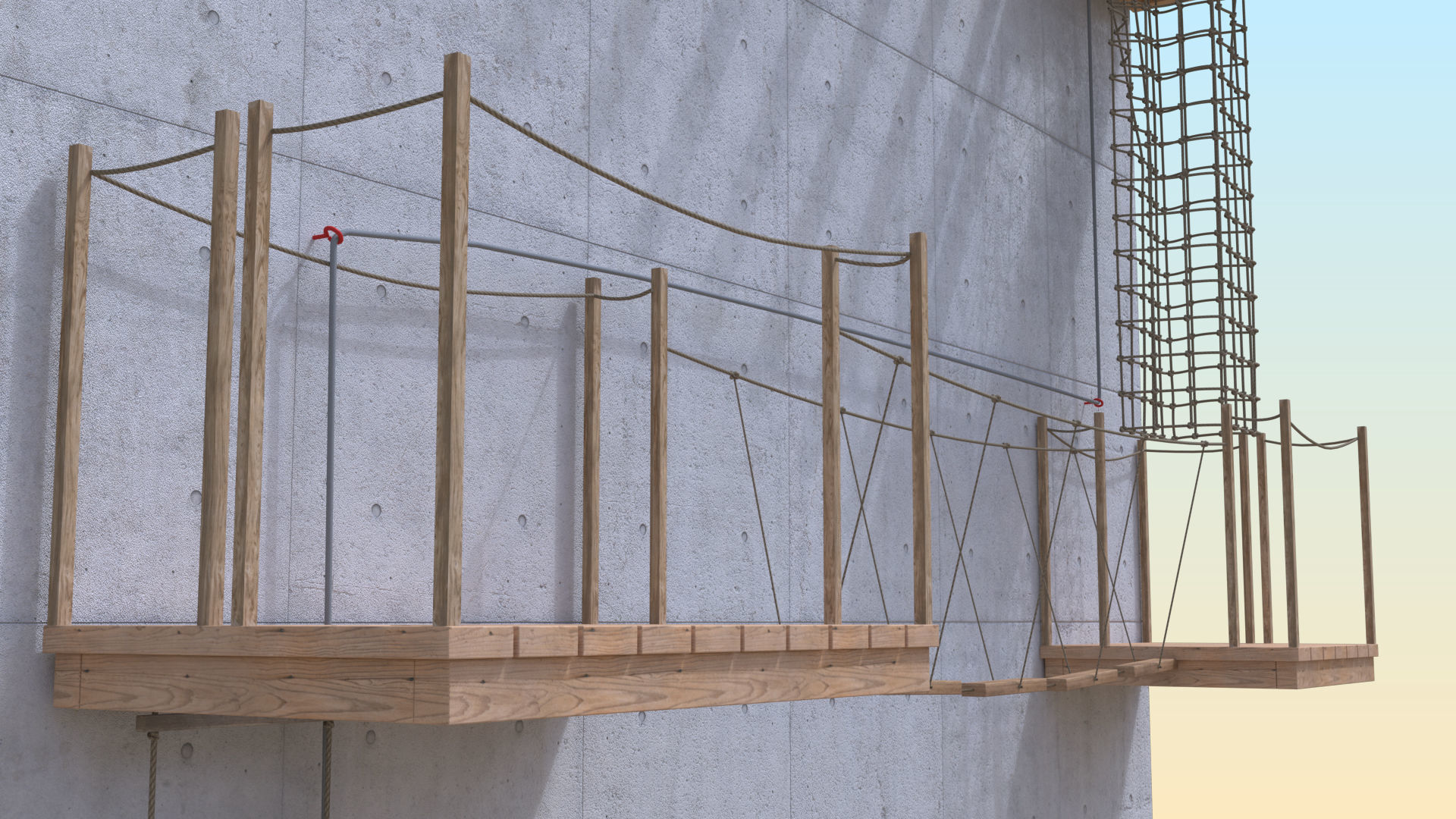 Climbing  tower 3D model_6