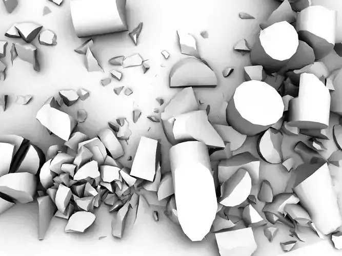 Rubble and Rocks 3D model