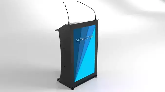 Digital lectern podium