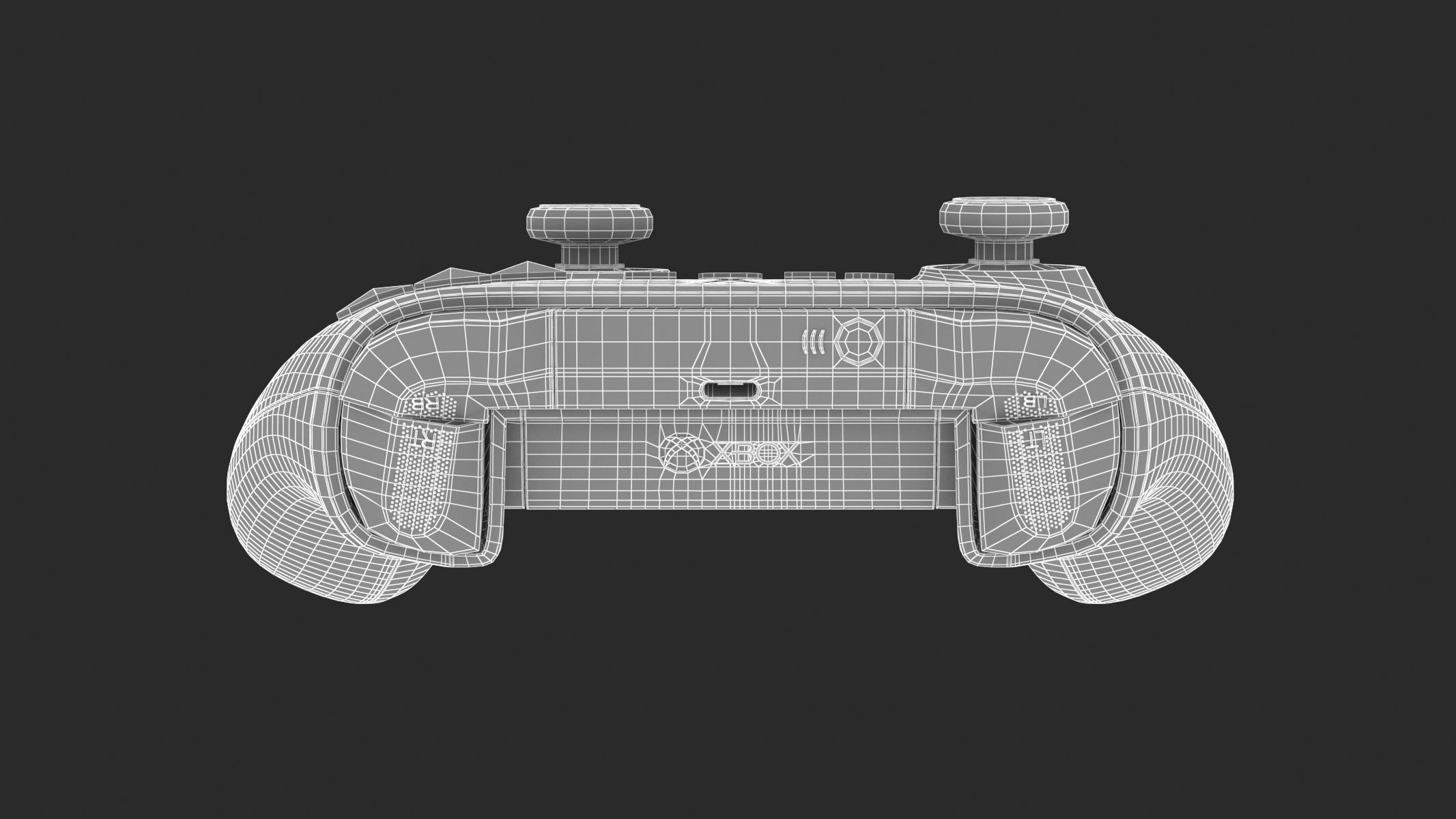 X-Box Series X Controller 3D model_29