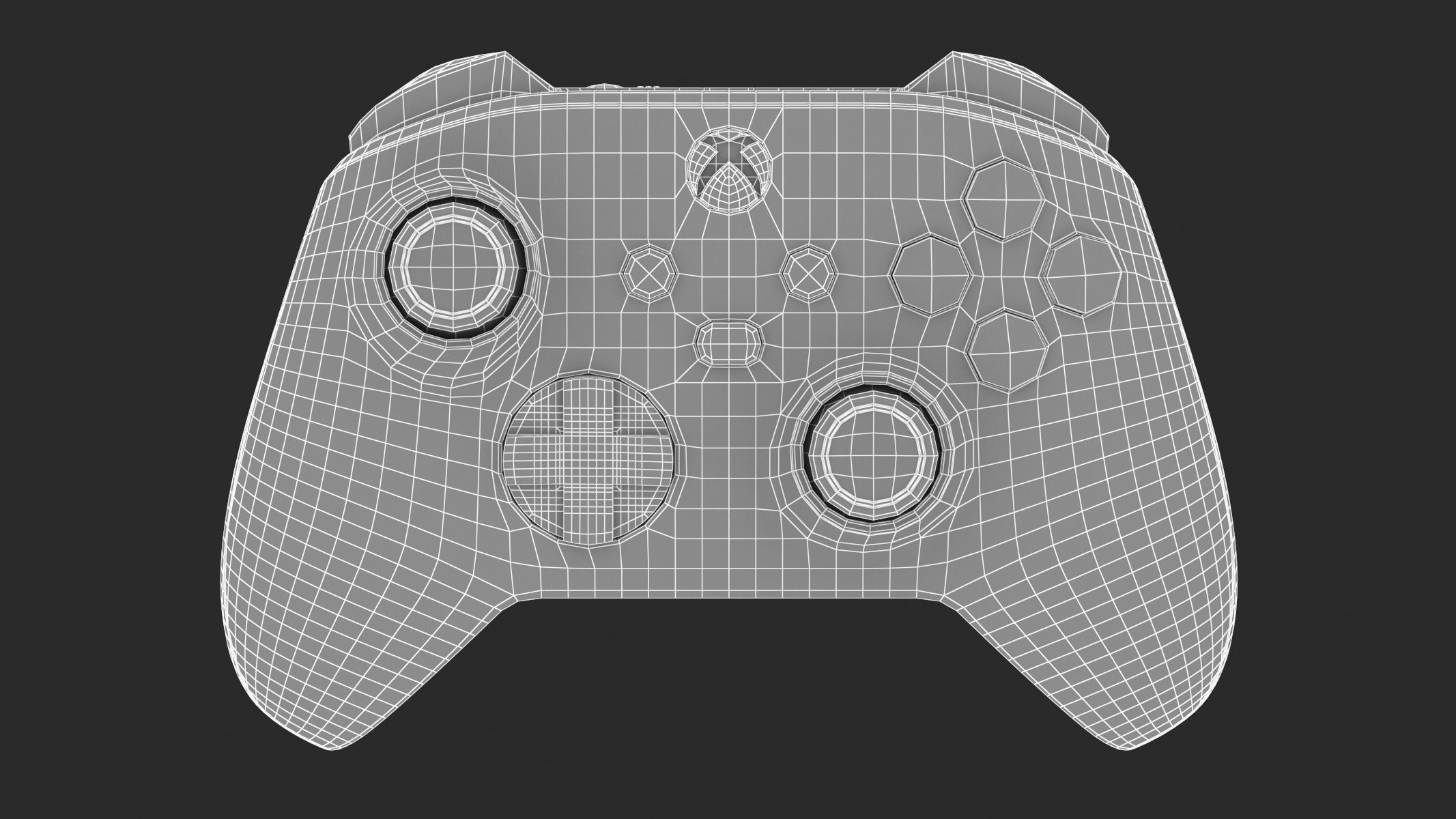 X-Box Series X Controller 3D model_20