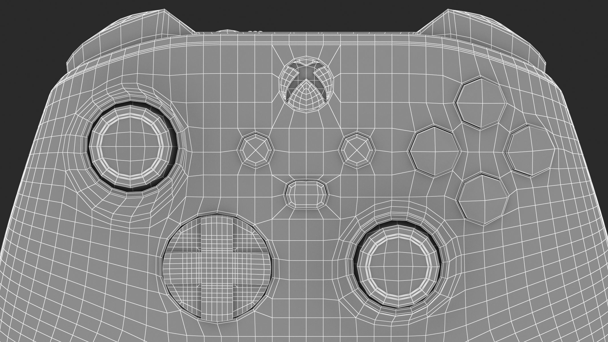 X-Box Series X Controller 3D model_30