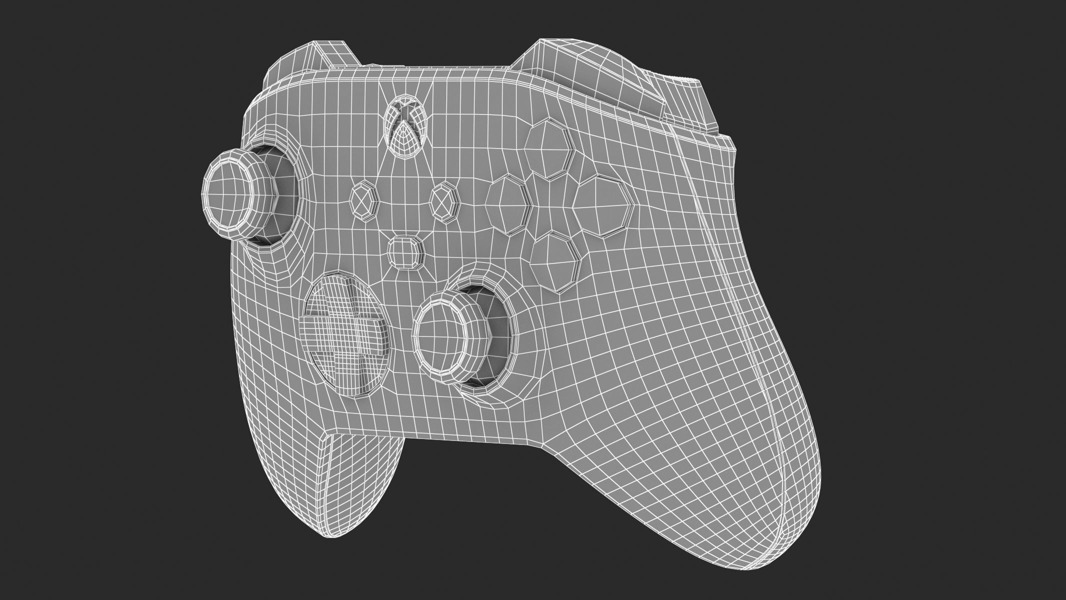 X-Box Series X Controller 3D model_21